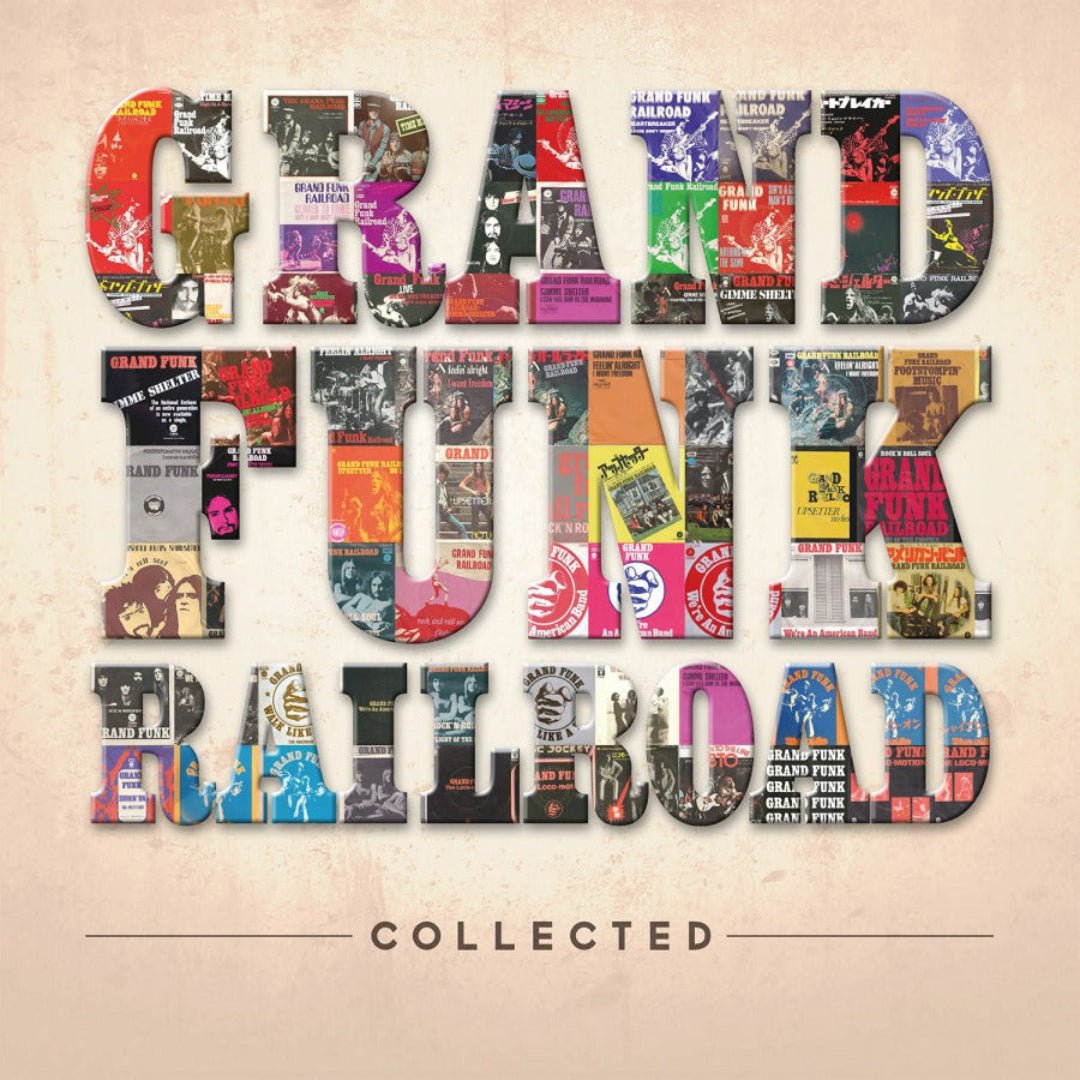 Grand Funk Railroad Collected 2 LP vinyl gatefold album cover artwork