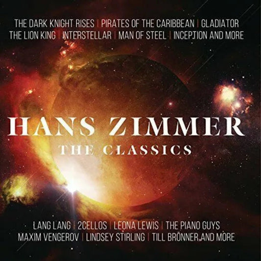 Hans Zimmer The Classics 2 LP set pressed on high-quality collectible vinyl.