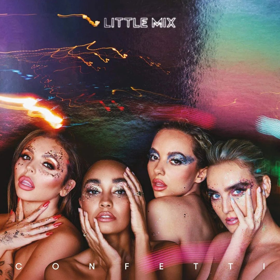 Little Mix Confetti LP vinyl album cover artwork modern pop record