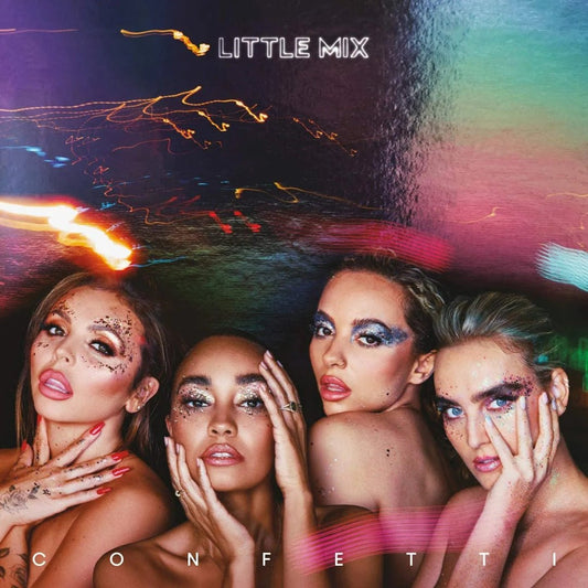 Little Mix Confetti LP vinyl album cover artwork modern pop record