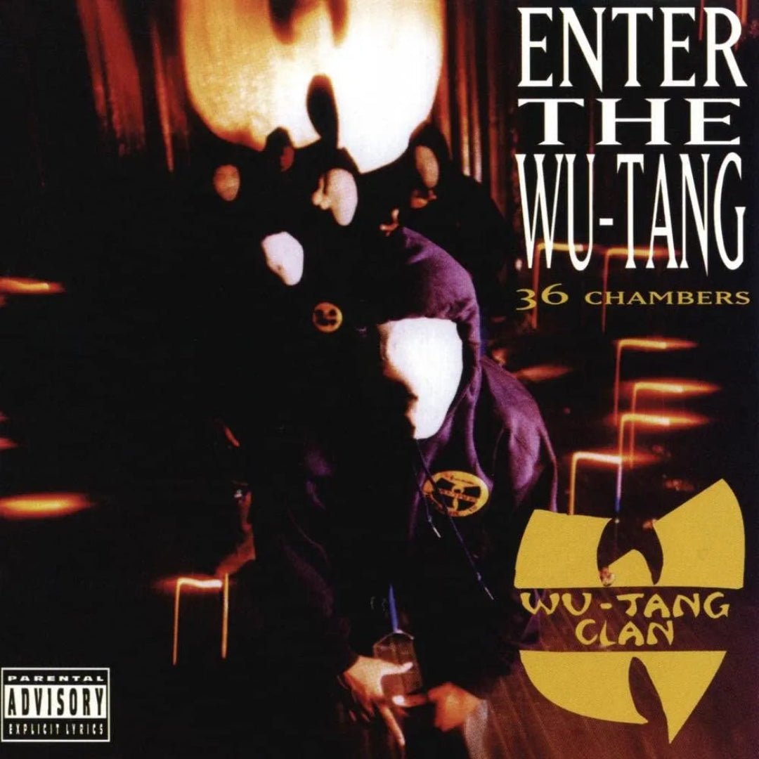 Wu-Tang Clan - Enter the Wu-Tang (36 Chambers) LP cover with iconic black and yellow logo