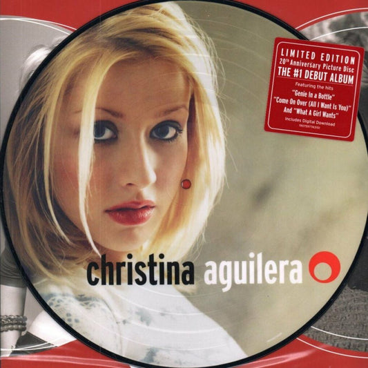 Christina Aguilera self titled LP picture disc vinyl album artwork