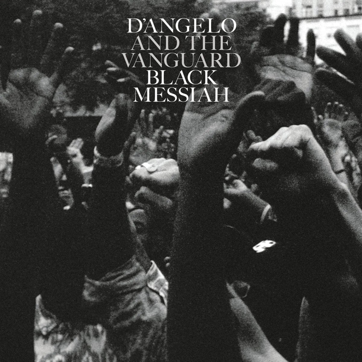 D’Angelo and The Vanguard Black Messiah 2 LP set album cover on vinyl