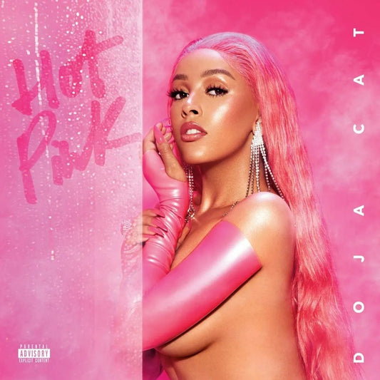 Doja Cat – Hot Pink LP on pink vinyl featuring hits like Say So and Streets.