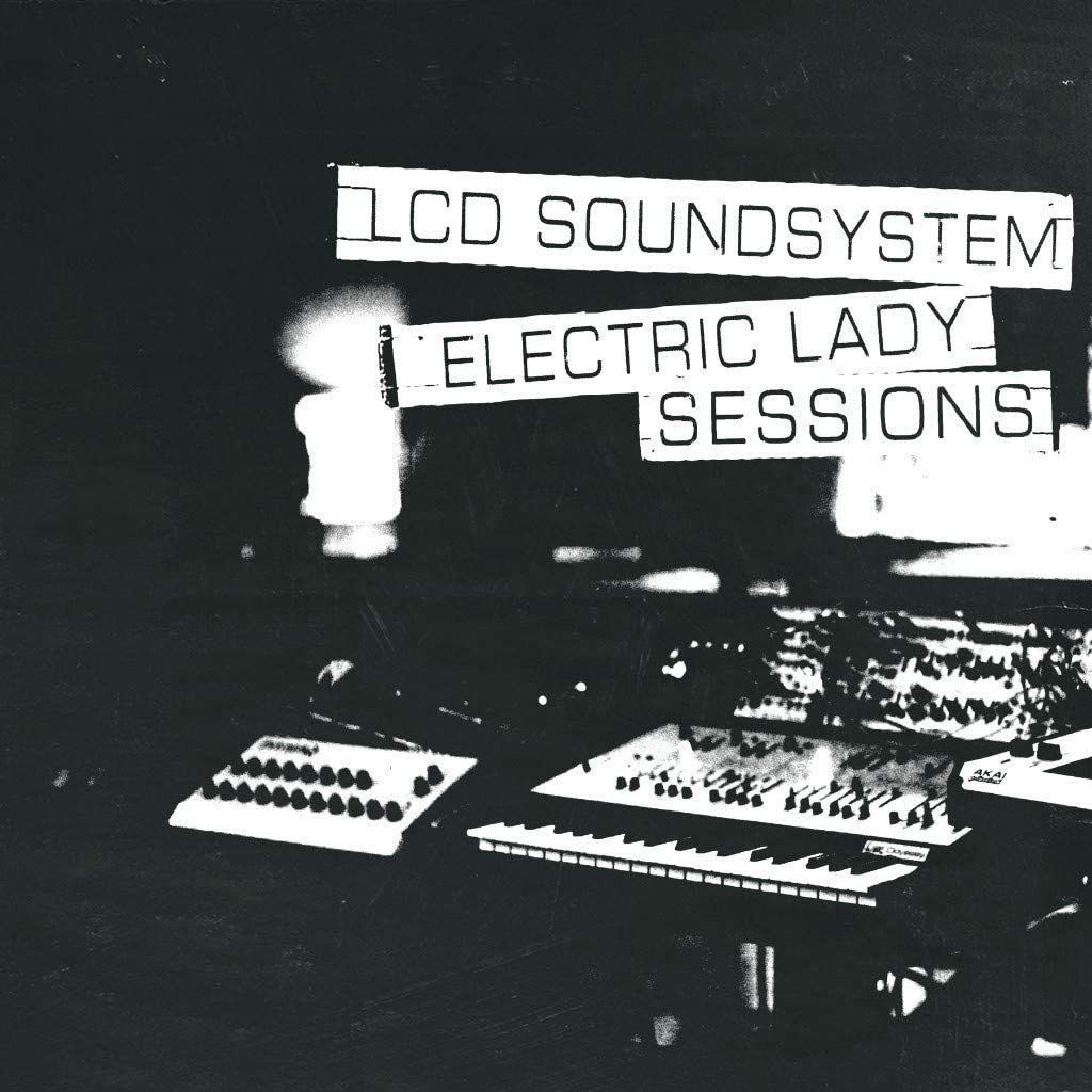 LCD Soundsystem Electric Lady Sessions, double vinyl LP gatefold sleeve with artwork.