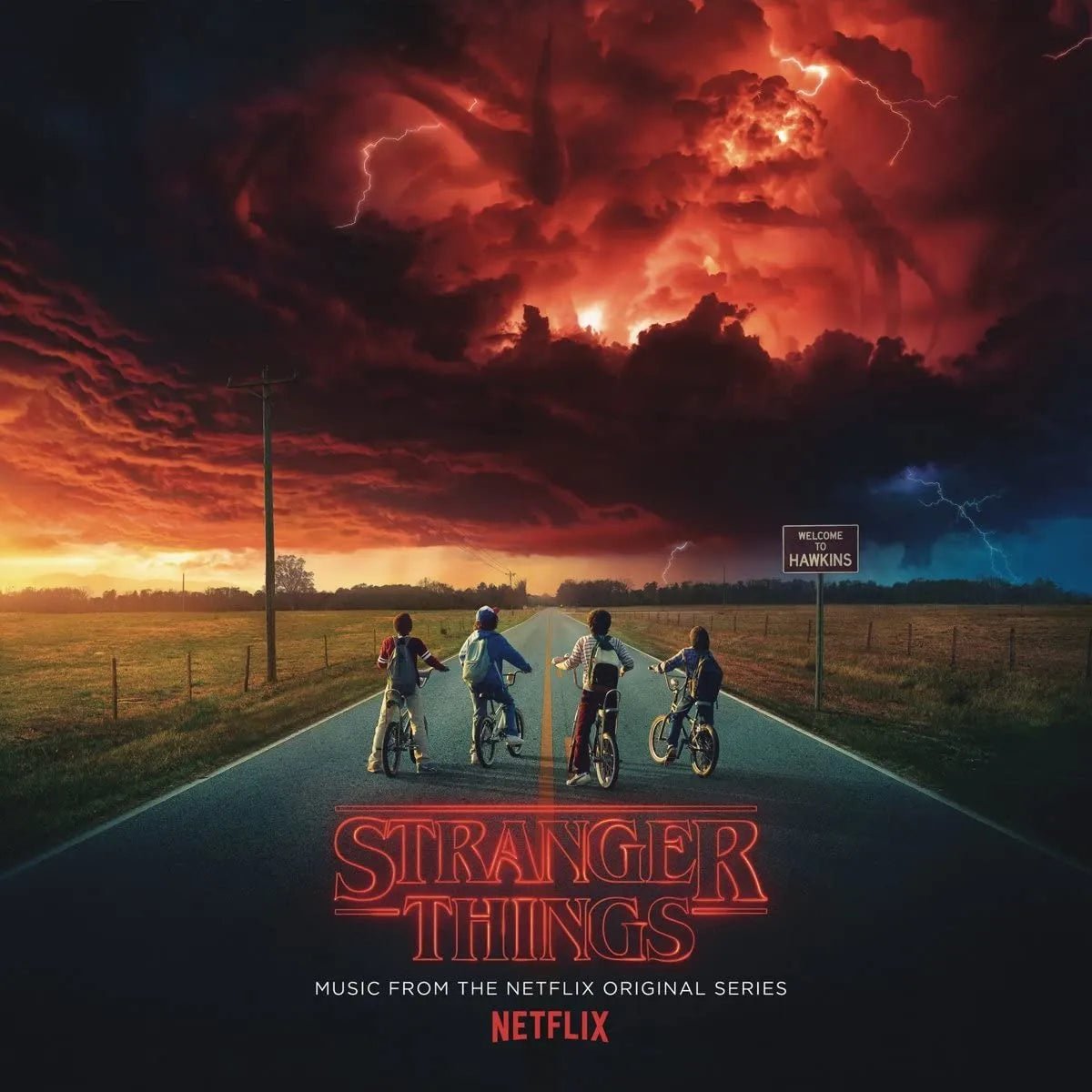 Stranger Things Soundtrack 2 LP vinyl set featuring 1980s pop and synth music