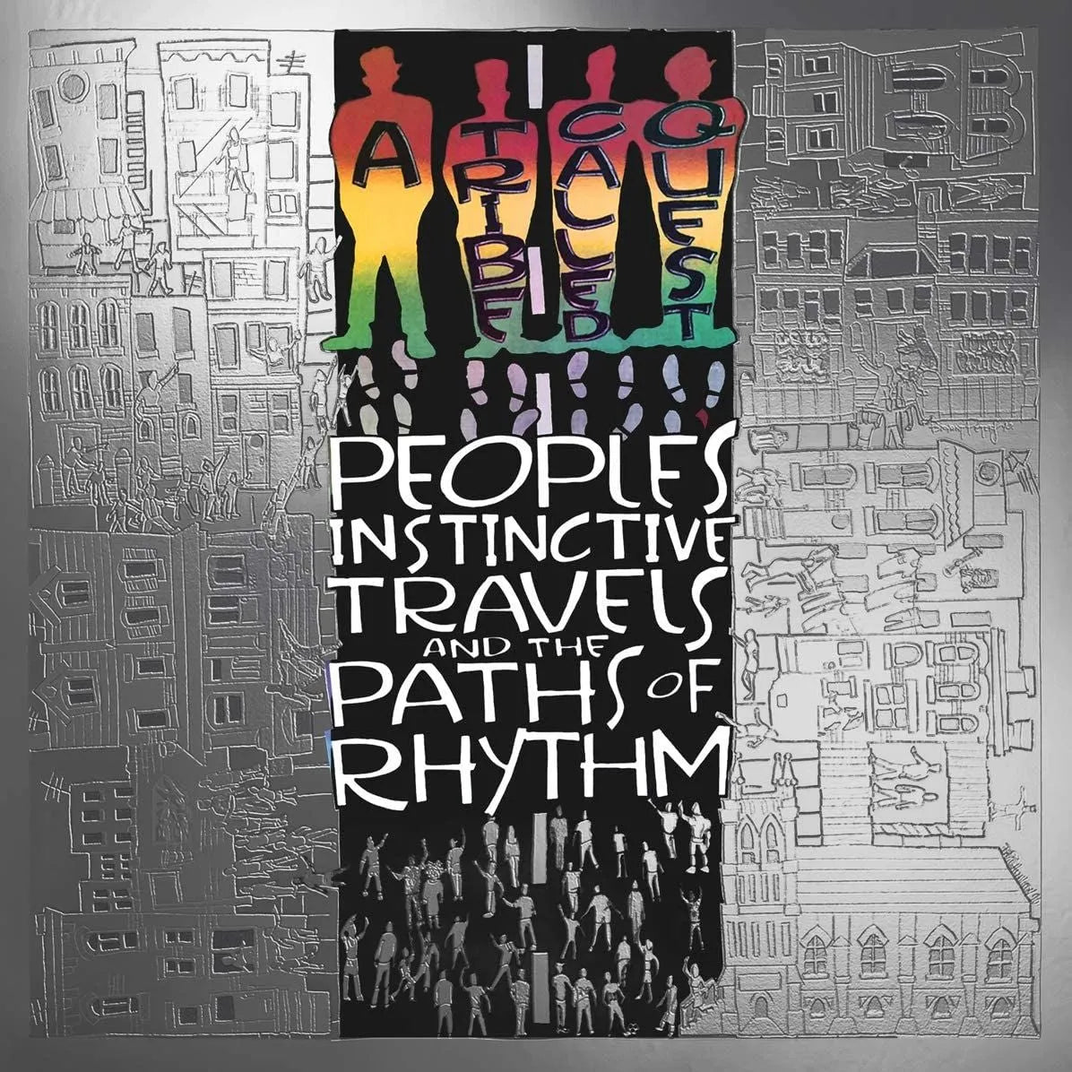 A Tribe Called Quest debut album cover with classic hip-hop artwork