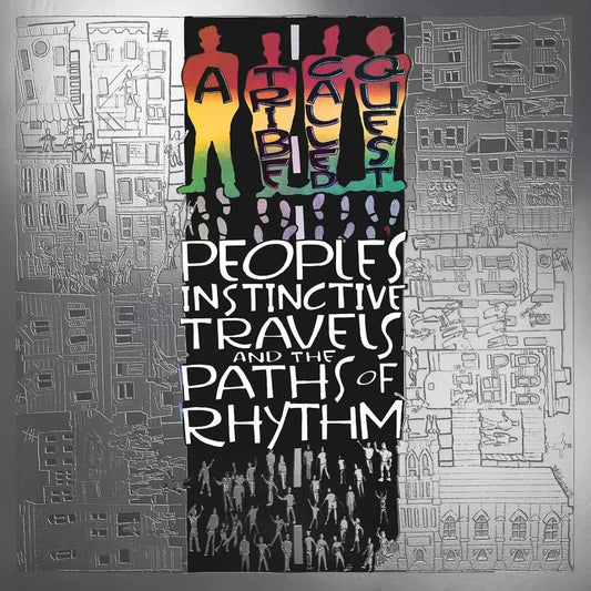 A Tribe Called Quest debut album cover with classic hip-hop artwork