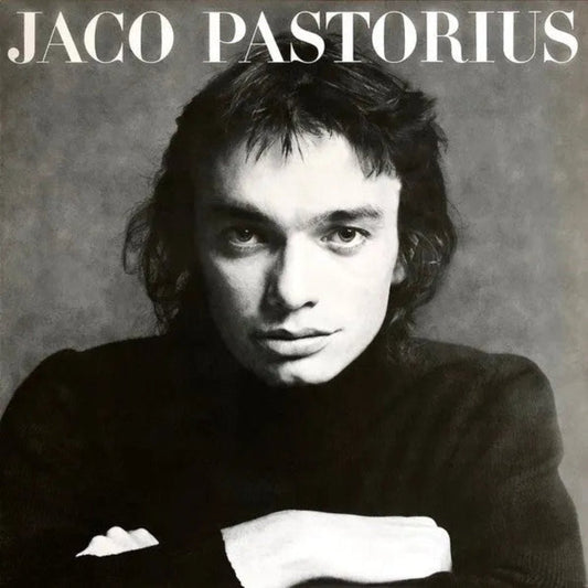Jazz fusion album art for Jaco Pastorius’ acclaimed solo debut
