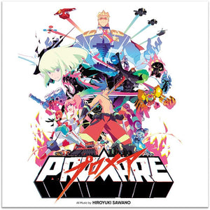 Hiroyuki Sawano - Promare Soundtrack (9822741) 2 LP Set Red & White Vinyl