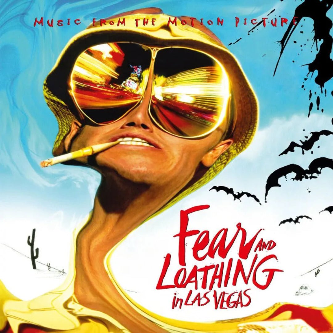 Fear and Loathing in Las Vegas soundtrack LP front cover with surreal film artwork