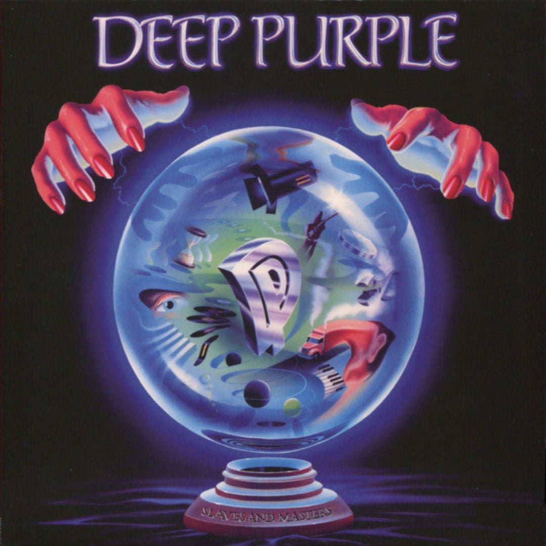 Deep Purple – Slaves and Masters 1990 vinyl album cover artwork