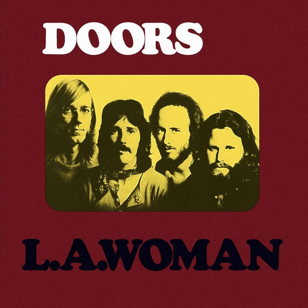 The Doors L.A. Woman LP album cover artwork classic rock and blues vinyl record