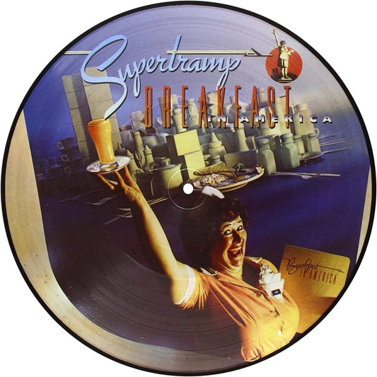 Supertramp Breakfast In America picture disc vinyl LP album cover artwork