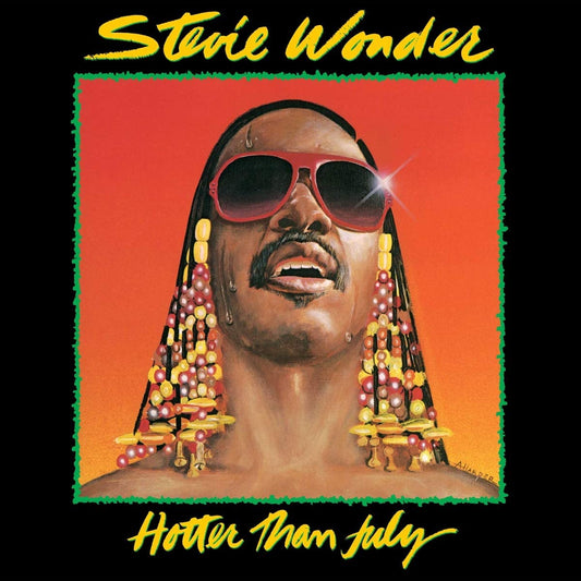 Stevie Wonder – Hotter Than July vinyl LP album cover