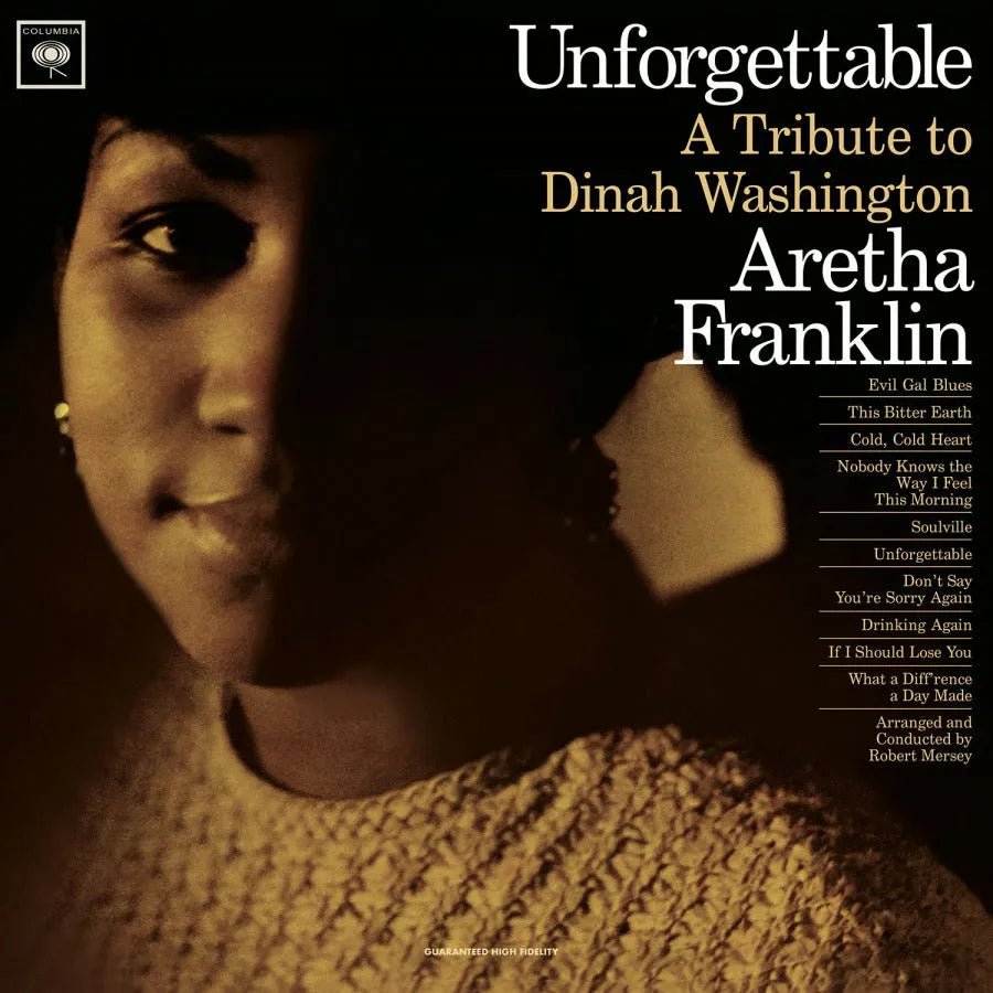 Aretha Franklin - Unforgettable (Tribute To Dinah Washington) LP Clear Vinyl - 1 - LP - Orchard Records