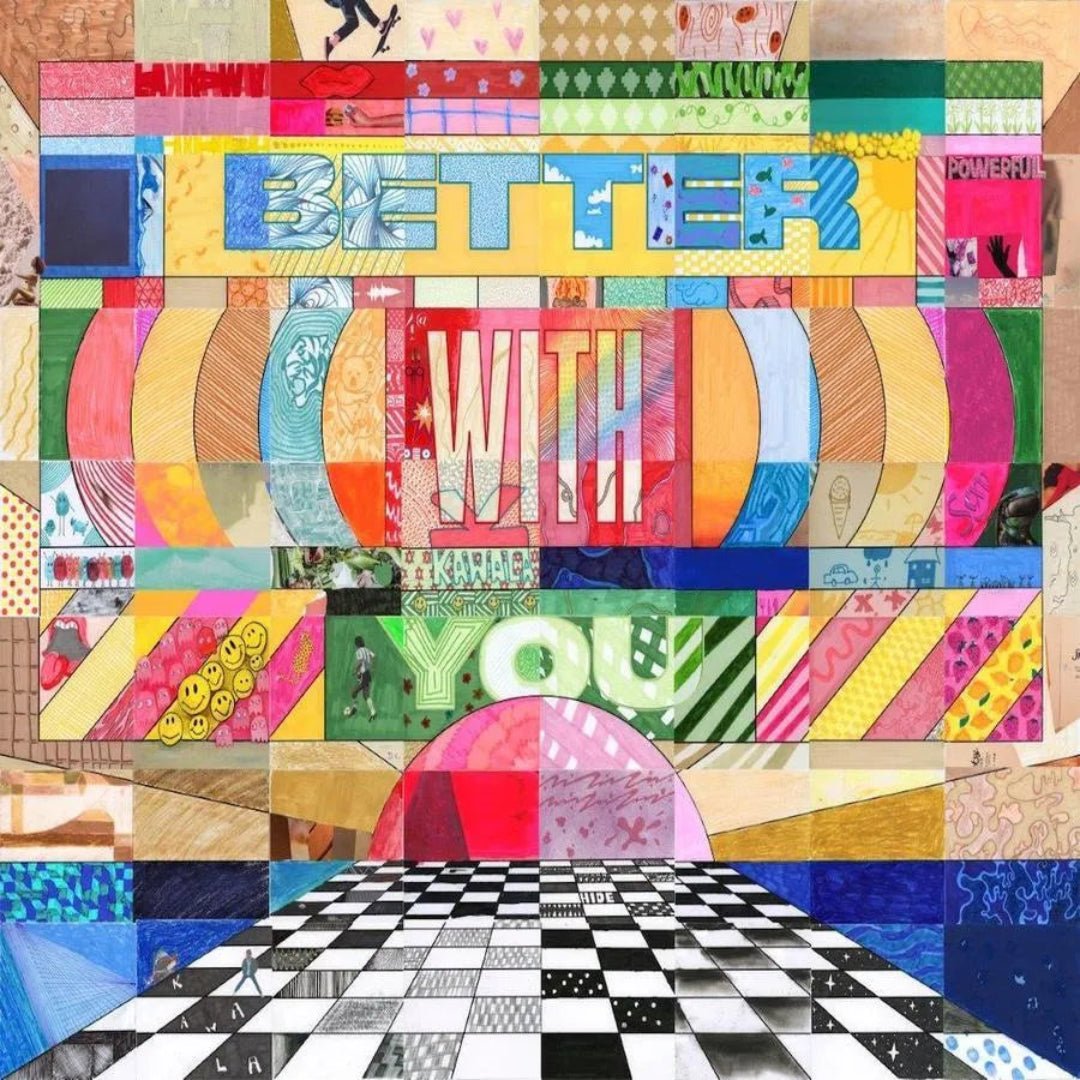 Kawala Better With You LP vinyl album with colourful abstract cover artwork