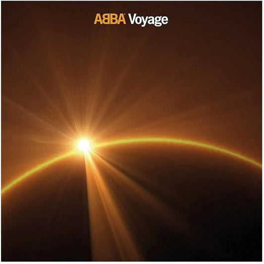 Vinyl LP of ABBA’s Voyage, featuring new songs and classic pop harmonies