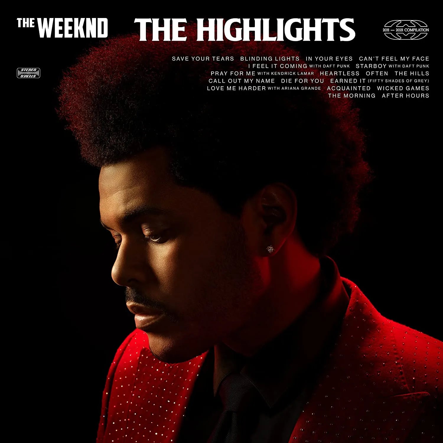 The Weeknd The Highlights double LP vinyl album artwork
