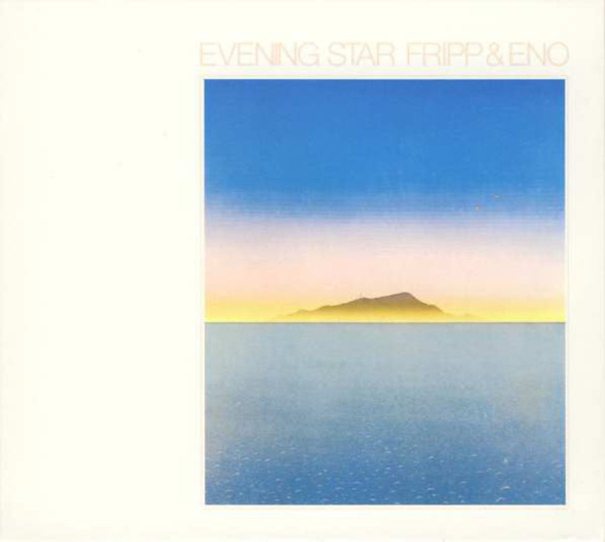 Fripp and Eno Evening Star CD album cover ambient artwork