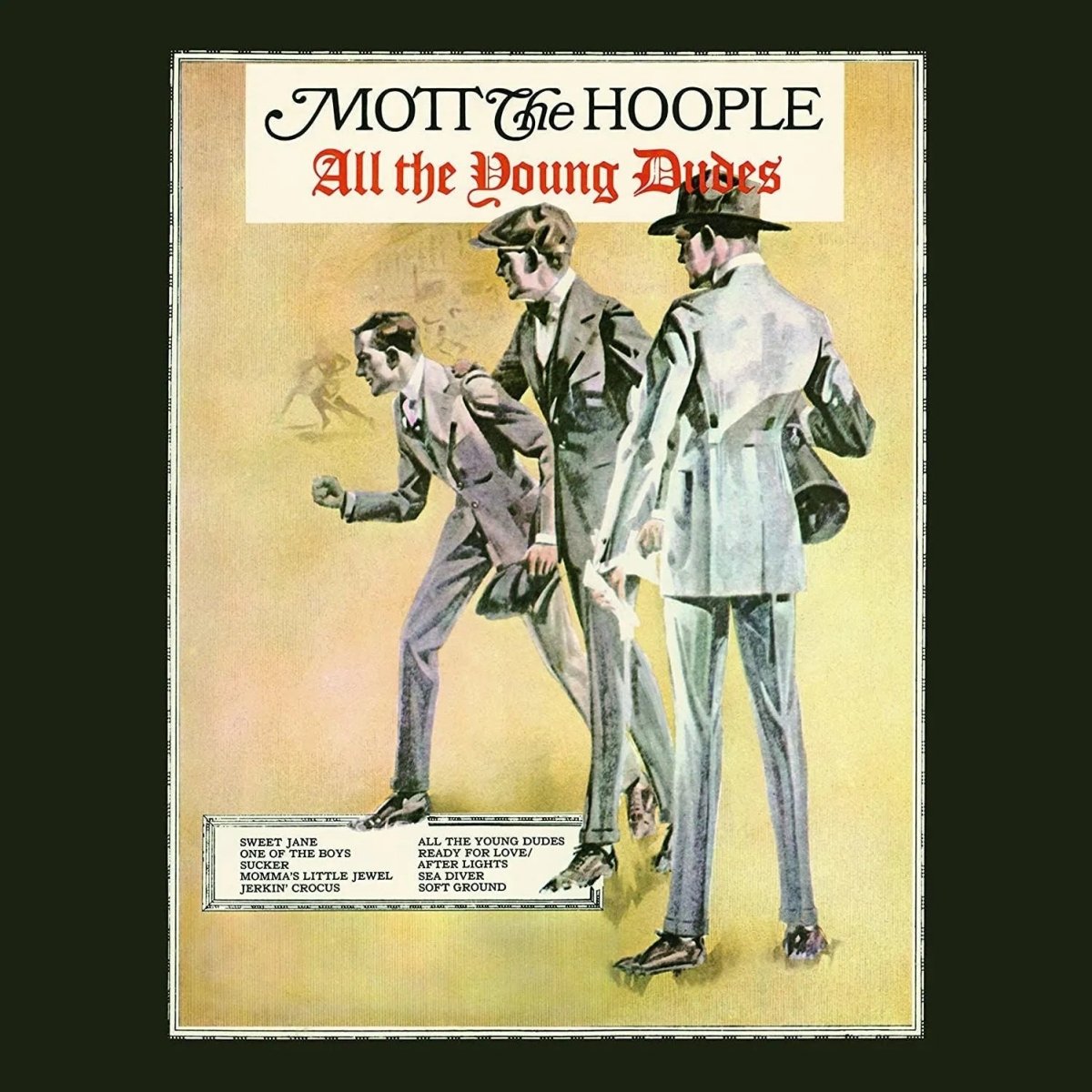 Mott The Hoople All The Young Dudes LP album cover artwork