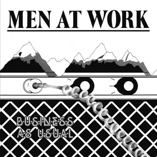 Men at Work Business as Usual 180g vinyl with original Australian black and white cover

