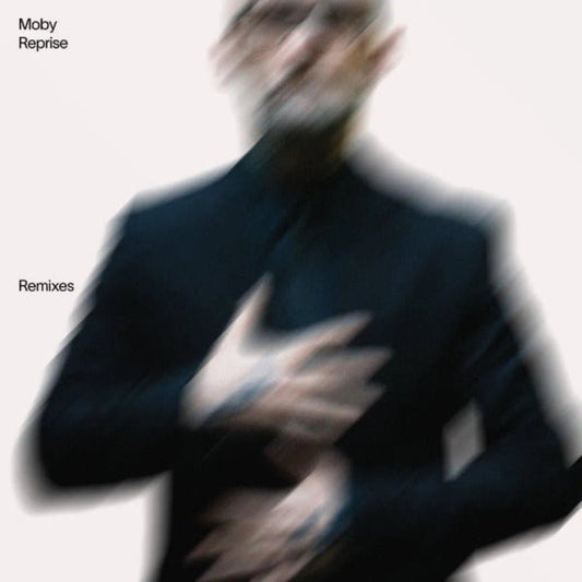 Moby Reprise Remixes LP vinyl album front cover artwork featuring electronica and orchestra
