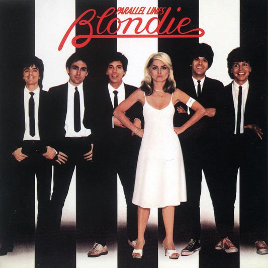 Blondie Parallel Lines CD album front cover artwork featuring Debbie Harry and band