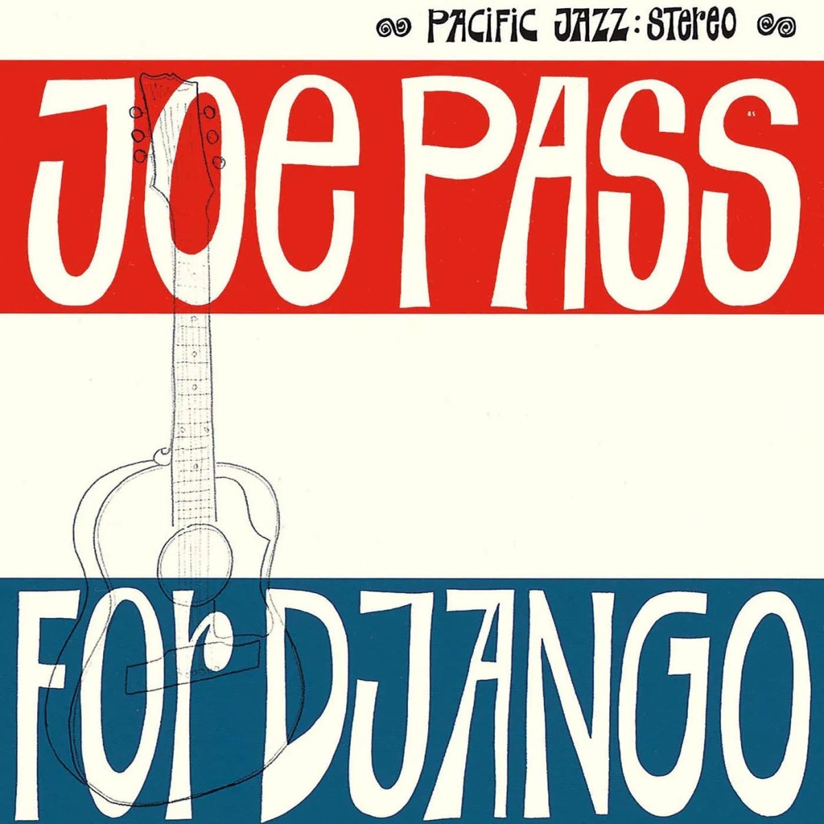 Joe Pass For Django classic 1964 jazz guitar album reissued on high-quality vinyl.