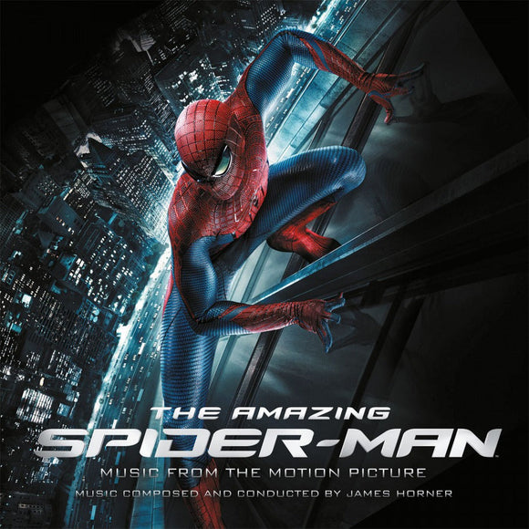 James Horner - The Amazing Spider-Man Soundtrack (MOVATM324) 2 LP Set Blue & Red Marbled Vinyl