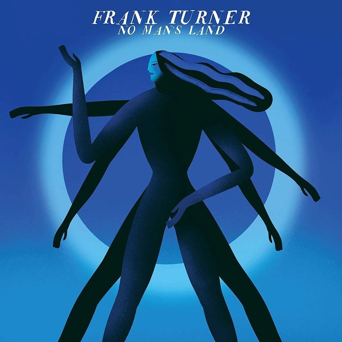 Frank Turner No Man’s Land vinyl LP album cover featuring bold typography