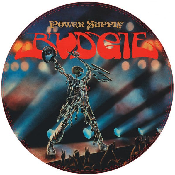 Budgie Power Supply Picture Disc LP featuring Forearm Smash and Hellbender on vinyl