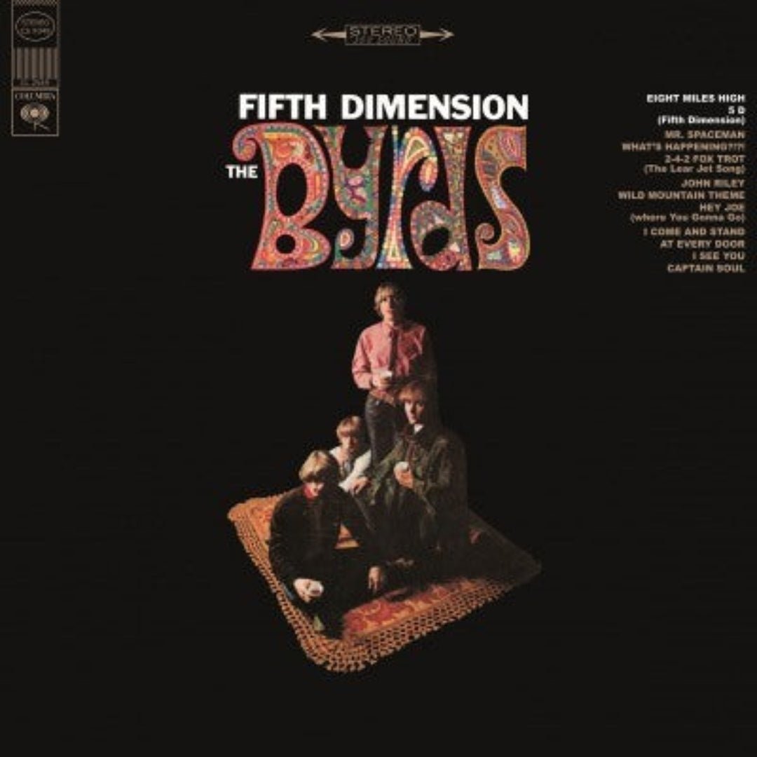 The Byrds Fifth Dimension 180 gram vinyl record front sleeve