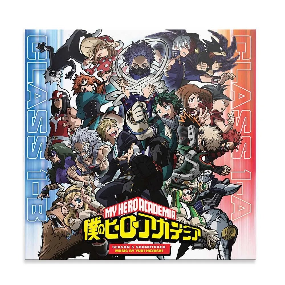 Yuki Hayashi - My Hero Academia: Season 5 Soundtrack 2 LP Blue & Red Vinyl - 1 - LP - Orchard Records