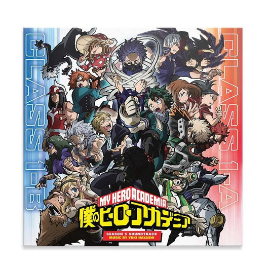Yuki Hayashi - My Hero Academia: Season 5 Soundtrack 2 LP Blue & Red Vinyl - 1 - LP - Orchard Records