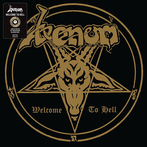 Venom - Welcome To Hell (BMGCAT660CLP) LP Gold & Black Splatter Vinyl