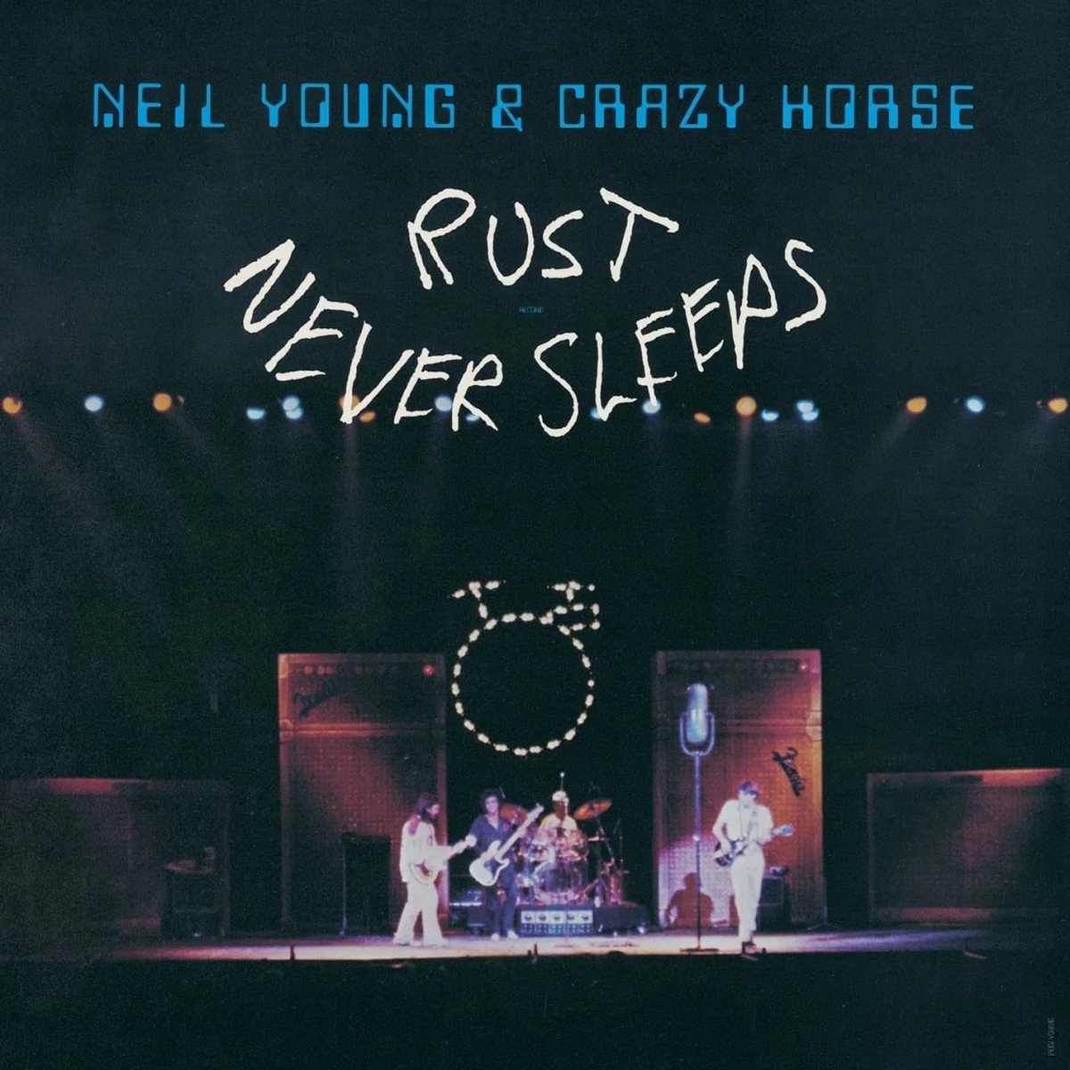 Neil Young Rust Never Sleeps LP vinyl classic folk rock electric album