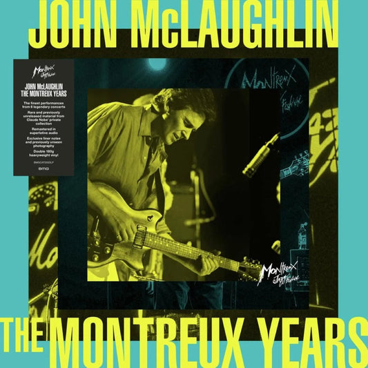 John McLaughlin – The Montreux Years double vinyl LP set featuring live performances from the Montreux Jazz Festival.
