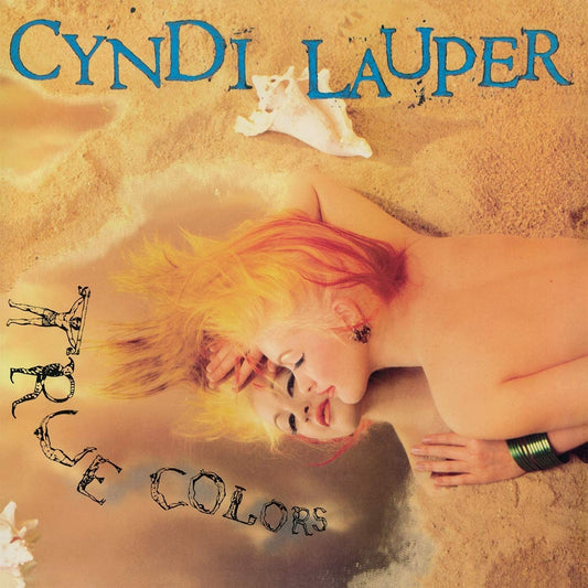 Cyndi Lauper True Colors black vinyl LP with insert