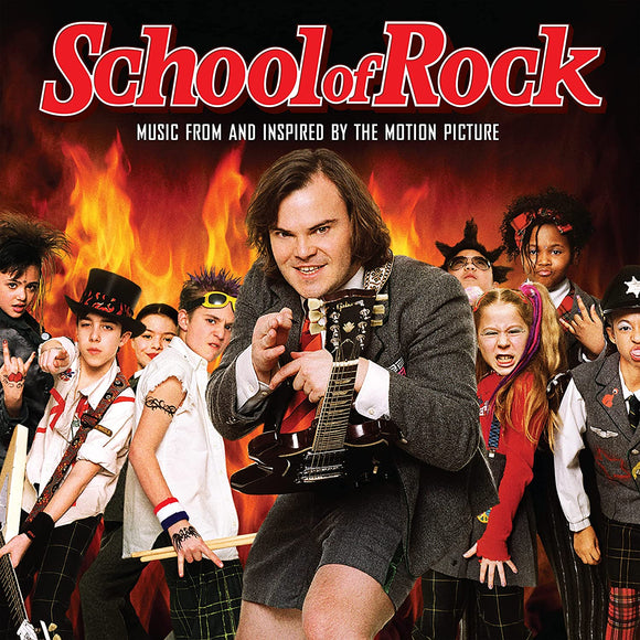 Various - School Of Rock Soundtrack (9784347) Etched 2 LP Set Orange Vinyl