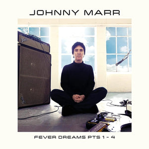 Johnny Marr recording in studio for Fever Dreams Pts 1-4