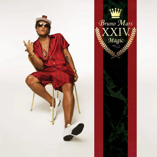 Bruno Mars 24K Magic LP vinyl album sleeve artwork official record cover image