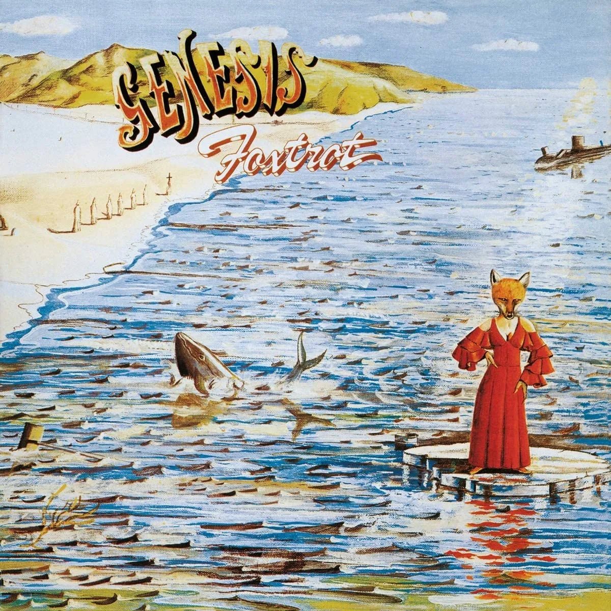 Genesis Foxtrot 1972 prog rock vinyl album cover artwork