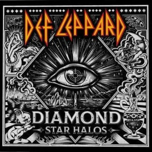 Def Leppard Diamond Star Halos CD featuring classic arena-ready rock tracks
