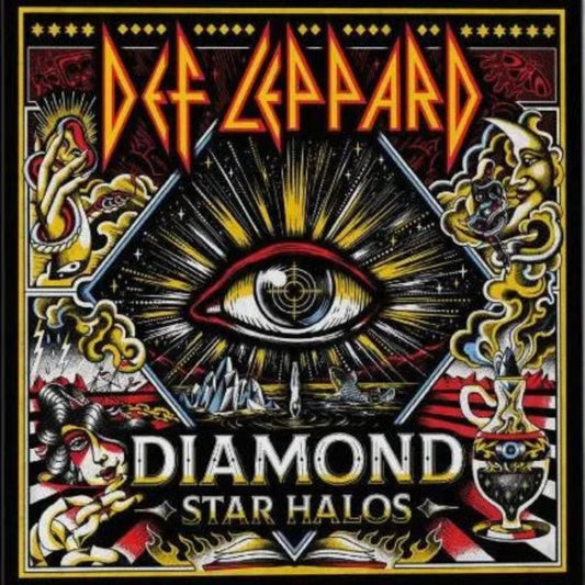 Def Leppard Diamond Star Halos Deluxe CD featuring bonus tracks and exclusive content