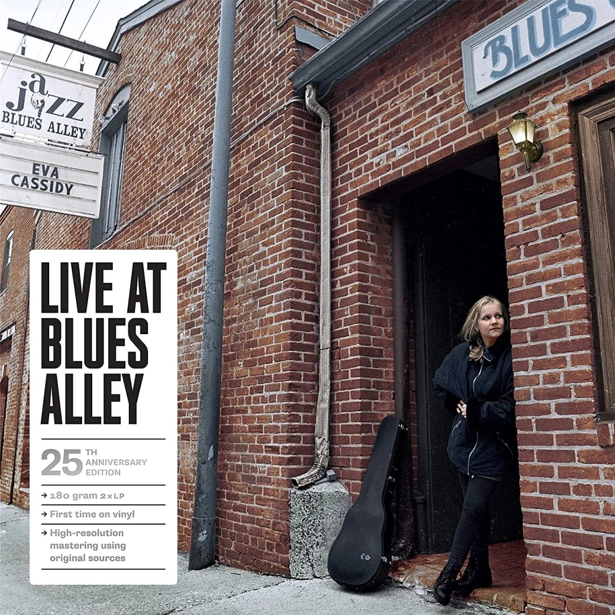 Eva Cassidy Live at Blues Alley album cover featuring intimate live performance