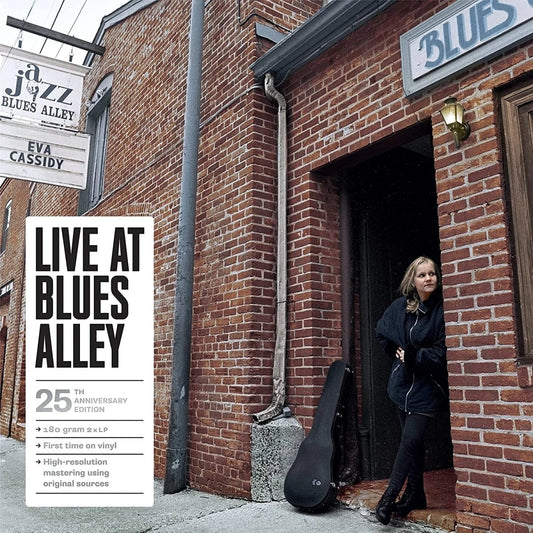 Eva Cassidy Live at Blues Alley album cover featuring intimate live performance