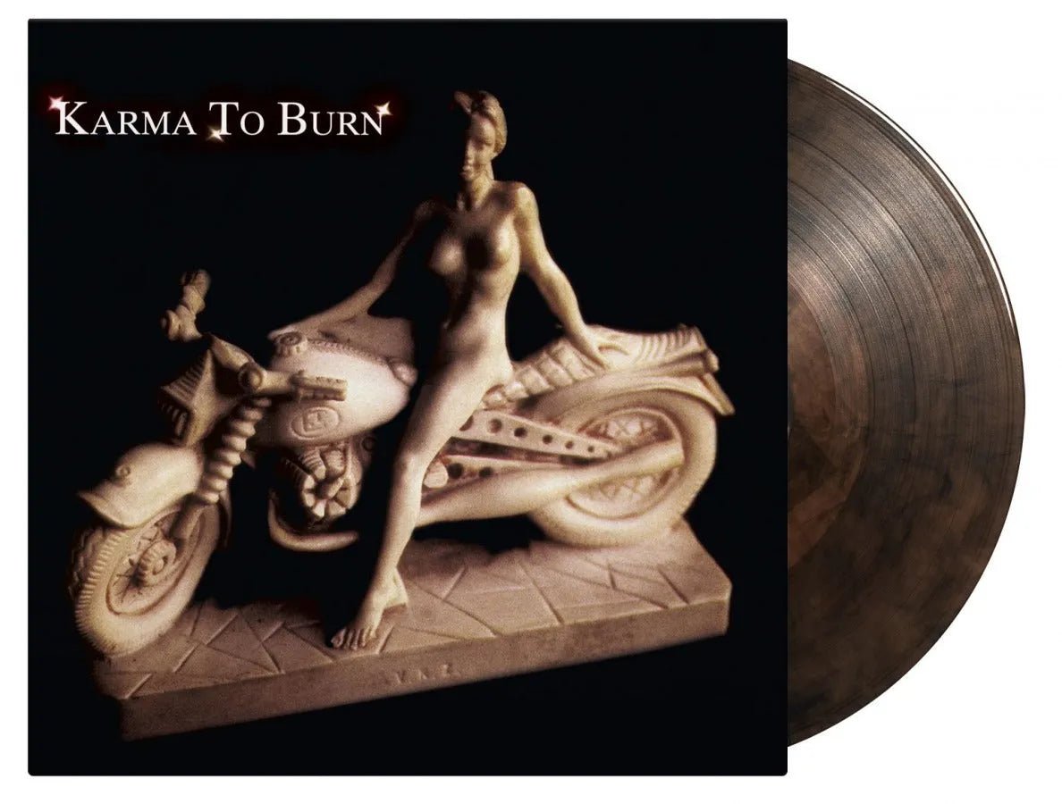 Karma To Burn self titled LP coloured vinyl clear black marble heavy rock record