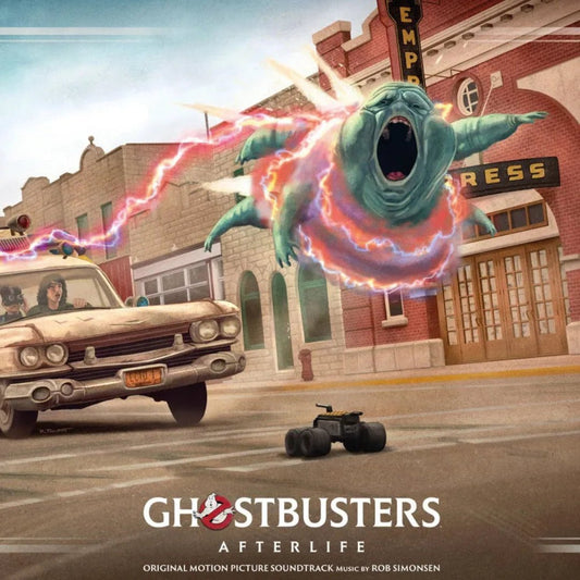 Ghostbusters Afterlife soundtrack on limited Stay Puft Marshmallow coloured vinyl

