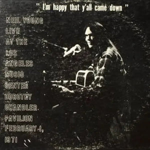 Neil Young - Dorothy Chandler Pavilion 1971 LP - 1 - LP - Orchard Records